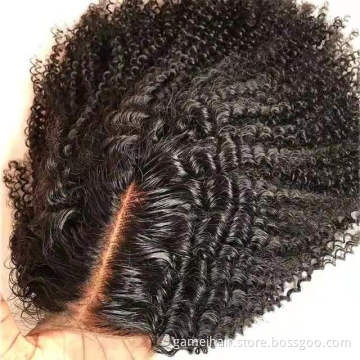 wholesale frontal custom wigs 100% human hair transparent lace water wave human hair brazilian  virgin wigs curly wig hair